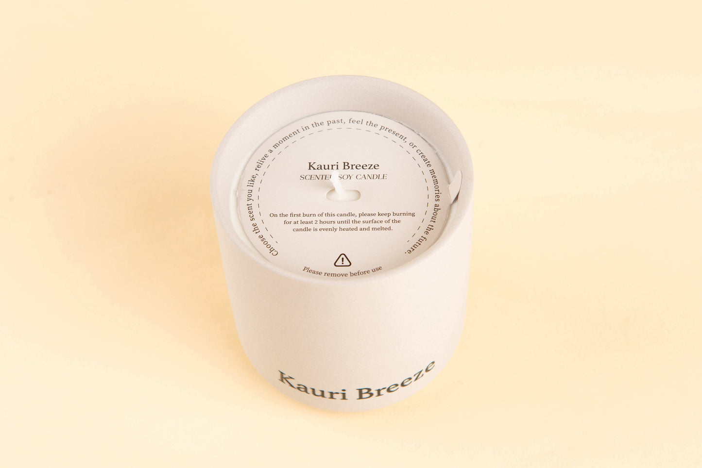 Kauri Breeze scented soy candles